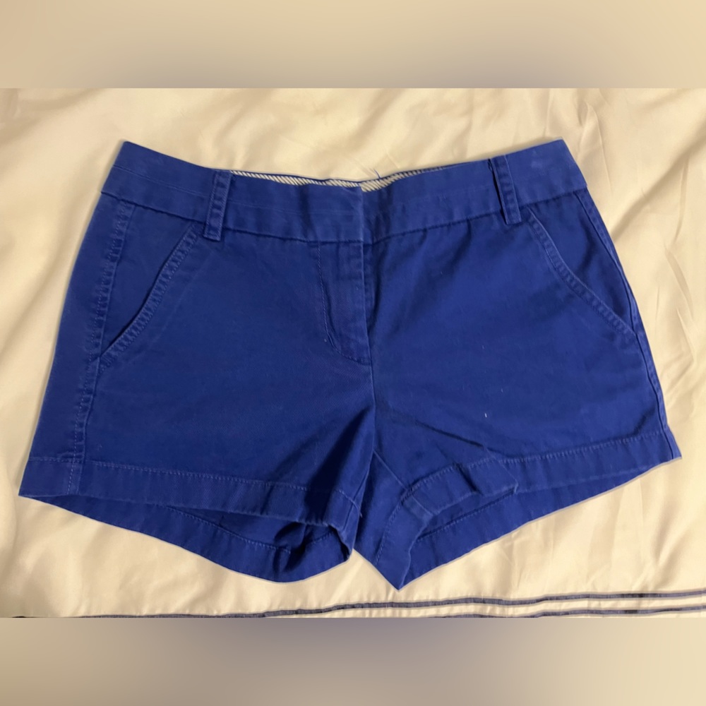 J. Crew Chino Royal Blue Shorts. Size 2.